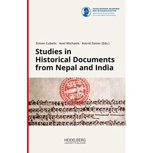 Studies in Historical Documents from Nepal and India Studies in Historical Documents from Nepal and India