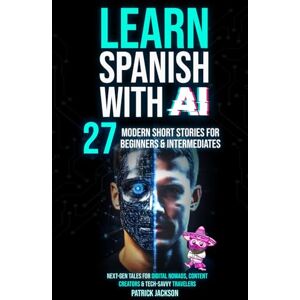 Jackson Learn Spanish with AI: 27 Modern Short Stories for Beginners & Intermediates: Next-Gen Tales for Digital Nomads, Content Creators & Tech-Savvy Travelers – With Interactive Quizzes Jackson Learn Spanish with AI: 27 Modern Short Stories for Beginners & Intermediates: Next-Gen Tales for Digital Nomads, Content Creators & Tech-Savvy Travelers – With Interactive Quizzes