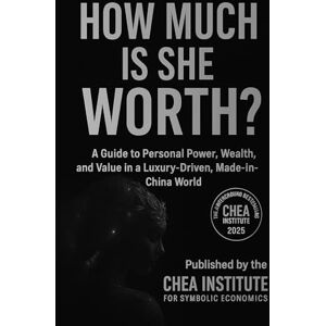 Studies in Symbolic Economics, CHEA Institute – HOW MUCH IS SHE WORTH: A Strategic Guide to Personal Power, Wealth and Value in a Luxury-Driven, Made-In-China World Studies in Symbolic Economics, CHEA Institute – HOW MUCH IS SHE WORTH: A Strategic Guide to Personal Power, Wealth and Value in a Luxury-Driven, Made-In-China World