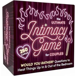 Zeitgeist The Ultimate Intimacy Game for Couples: Would You Rather? Questions to Heat Things Up in and Out of the Bedroom 250 Cards. Includes Wild Cards! Zeitgeist The Ultimate Intimacy Game for Couples: Would You Rather? Questions to Heat Things Up in and Out of the Bedroom 250 Cards. Includes Wild Cards!