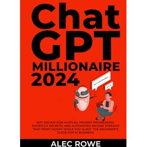 Rowe, Alec ChatGPT 4 Millionaire: Bot Driven Side Hustles, Prompt Engineering Shortcut Secrets, and Automated Income Streams Others are Already Using to Build AI ... They Sleep (ChatGPT Side Hustle Playbook) Rowe, Alec ChatGPT 4 Millionaire: Bot Driven Side Hustles, Prompt Engineering Shortcut Secrets, and Automated Income Streams Others are Already Using to Build AI ... They Sleep (ChatGPT Side Hustle Playbook)