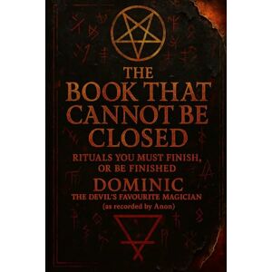 Anon, Anon The Book That Cannot Be Closed: Rituals You Must Finish, Or Be Finished by Dominic, the Devil’s Favourite Magician Anon, Anon The Book That Cannot Be Closed: Rituals You Must Finish, Or Be Finished by Dominic, the Devil’s Favourite Magician