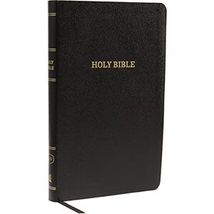 Thomas Nelson KJV Holy Bible: Thinline with Cross References, Black Bonded Leather, Red Letter, Comfort Print: King James Version Thomas Nelson KJV Holy Bible: Thinline with Cross References, Black Bonded Leather, Red Letter, Comfort Print: King James Version