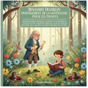 Moreau, Élodie Benjamin Franklin Enseignement de la gentillesse Pour les enfants: Histoires morales inspirantes d'empathie, de compassion et de bonté du père fondateur américain. Leçon qui enseigne la gentillesse au Moreau, Élodie Benjamin Franklin Enseignement de la gentillesse Pour les enfants: Histoires morales inspirantes d'empathie, de compassion et de bonté du père fondateur américain. Leçon qui enseigne la gentillesse au
