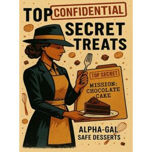 Baldwin, Rachel Top Secret Treats: Confidential Alpha-Gal Safe Treats: MISSION: DESSERT IMPOSSIBLE! Alpha-Gal Safe, Dairy-Free, Vegan Sweets Unlocked. (Alpha-Gal Kitchen) Baldwin, Rachel Top Secret Treats: Confidential Alpha-Gal Safe Treats: MISSION: DESSERT IMPOSSIBLE! Alpha-Gal Safe, Dairy-Free, Vegan Sweets Unlocked. (Alpha-Gal Kitchen)