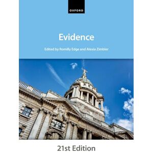 The City Law School Evidence (Bar Manuals) The City Law School Evidence (Bar Manuals)