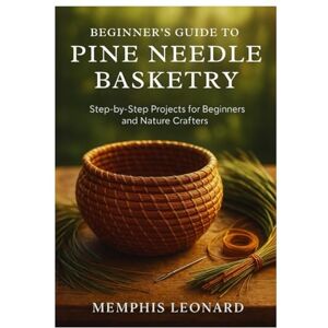 Leonard, Memphis BEGINNER'S GUIDE TO PINE NEEDLE BASKETRY: Step-by-Step Projects for Beginners and Nature Crafters Leonard, Memphis BEGINNER'S GUIDE TO PINE NEEDLE BASKETRY: Step-by-Step Projects for Beginners and Nature Crafters