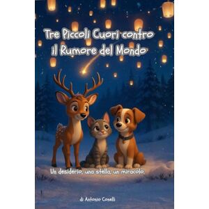 Conelli, Antonio Tre Piccoli Cuori contro il Rumore del Mondo, Fiaba Illustrata di Amicizia e Gentilezza e per Imparare che non Serve Rumore per Essere Felici, per ... e Gentilezza nella Notte di Capodanno Conelli, Antonio Tre Piccoli Cuori contro il Rumore del Mondo, Fiaba Illustrata di Amicizia e Gentilezza e per Imparare che non Serve Rumore per Essere Felici, per ... e Gentilezza nella Notte di Capodanno