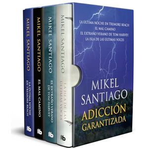 Santiago, Mikel Estuche Mikel Santiago: adicción garantizada: La última noche en Tremore Beach El mal camino El extraño verano de Tom Harvey La isla de las últimas voces (Ficción) Santiago, Mikel Estuche Mikel Santiago: adicción garantizada: La última noche en Tremore Beach El mal camino El extraño verano de Tom Harvey La isla de las últimas voces (Ficción)