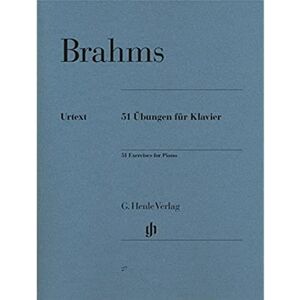 Johannes Brahms Brahms: 51 Exercises Piano Henle (HN 27): Instrumentation: Piano solo Johannes Brahms Brahms: 51 Exercises Piano Henle (HN 27): Instrumentation: Piano solo