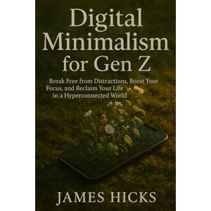 Hicks, James Digital Minimalism for Gen Z: Break Free from Distractions, Boost Your Focus, and Reclaim Your Life in a Hyperconnected World Hicks, James Digital Minimalism for Gen Z: Break Free from Distractions, Boost Your Focus, and Reclaim Your Life in a Hyperconnected World