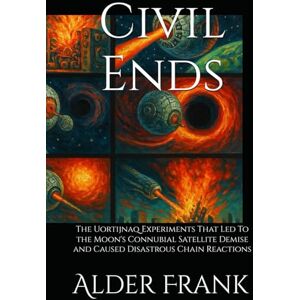 FRANK, ALDER CHARLES Civil Ends: The Uortijnaq Experiments That Led To the Moon's Connubial Satellite Demise and Caused Disastrous Chain Reactions (Civil Ends: The ... BOXSET IN-A-BOOK & SIX-NOVELETTE SERIES) FRANK, ALDER CHARLES Civil Ends: The Uortijnaq Experiments That Led To the Moon's Connubial Satellite Demise and Caused Disastrous Chain Reactions (Civil Ends: The ... BOXSET IN-A-BOOK & SIX-NOVELETTE SERIES)