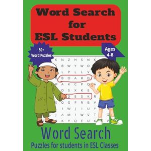 Thomas, Ulanta ESL Students Word Search Puzzle Book: Word Search with Easy to Read print about ESL teaching, ESL Teachers, Parents, Kids, sigh words, and more 6x9 ... Gifts for Holidays, Birthdays, and Free Time Thomas, Ulanta ESL Students Word Search Puzzle Book: Word Search with Easy to Read print about ESL teaching, ESL Teachers, Parents, Kids, sigh words, and more 6x9 ... Gifts for Holidays, Birthdays, and Free Time