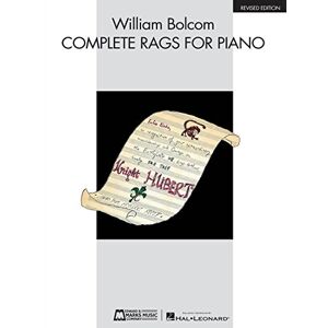 Bolcom, William William Bolcom Complete Rags for Piano: Revised Edition Bolcom, William William Bolcom Complete Rags for Piano: Revised Edition