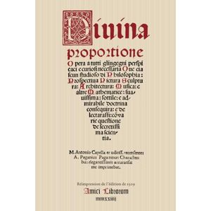 Pacioli, Fra Luca Divina Proportione Pacioli, Fra Luca Divina Proportione