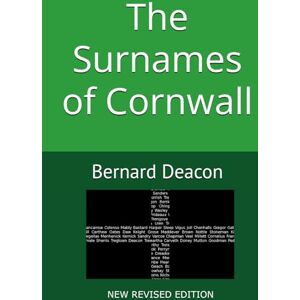 Deacon, Bernard The Surnames of Cornwall Deacon, Bernard The Surnames of Cornwall