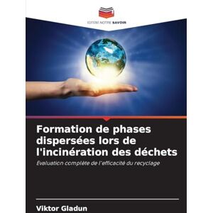 Gladun, Viktor Formation de phases dispersées lors de l'incinération des déchets: Evaluation complète de l'efficacité du recyclage Gladun, Viktor Formation de phases dispersées lors de l'incinération des déchets: Evaluation complète de l'efficacité du recyclage