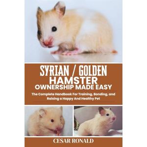 RONALD, CESAR Syrian / Golden Hamster Ownership Made Easy: The Complete Handbook For Training, Bonding, and Raising a Happy And Healthy Pet (Hamster Encyclopedia Collection) RONALD, CESAR Syrian / Golden Hamster Ownership Made Easy: The Complete Handbook For Training, Bonding, and Raising a Happy And Healthy Pet (Hamster Encyclopedia Collection)