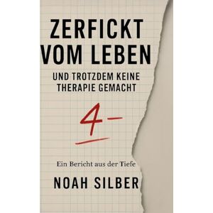 Silber, Noah Zerfickt vom Leben ... und trotzdem keine Therapie gemacht: Ein Buch wie ein Schlag in den Magen und eine Hand auf der Schulter zugleich. Silber, Noah Zerfickt vom Leben ... und trotzdem keine Therapie gemacht: Ein Buch wie ein Schlag in den Magen und eine Hand auf der Schulter zugleich.