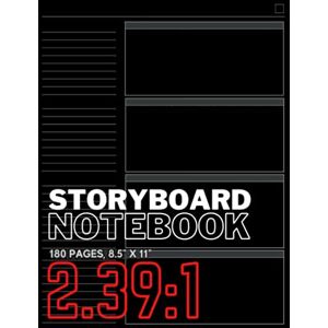 XT Media Books Storyboard Notebook: 2.39:1 Aspect Ratio Pro Storyboard Template Book for Directors, Storyboard Artists, Animators and Film Students 180 Pages. XT Media Books Storyboard Notebook: 2.39:1 Aspect Ratio Pro Storyboard Template Book for Directors, Storyboard Artists, Animators and Film Students 180 Pages.