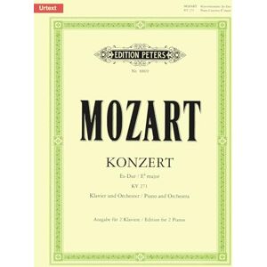 Wolfgang Amadeus Mozart Mozart: Concerto No. 9 in E flat K271 (Piano Duet) (EP8809): Cadenzas (Edition Peters) Wolfgang Amadeus Mozart Mozart: Concerto No. 9 in E flat K271 (Piano Duet) (EP8809): Cadenzas (Edition Peters)