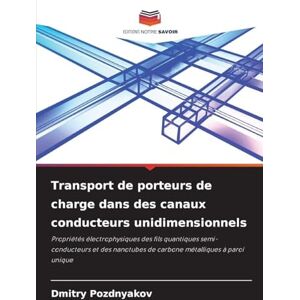 Pozdnyakov, Dmitry Transport de porteurs de charge dans des canaux conducteurs unidimensionnels: Propriétés électrophysiques des fils quantiques semi-conducteurs et des nanotubes de carbone métalliques à paroi unique Pozdnyakov, Dmitry Transport de porteurs de charge dans des canaux conducteurs unidimensionnels: Propriétés électrophysiques des fils quantiques semi-conducteurs et des nanotubes de carbone métalliques à paroi unique
