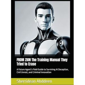 Abddeen, Sherridean Ann-Marie FROM ZION The Training Manual They Tried to Erase: A Future Agent’s Field Guide to Surviving AI Deception, Civil Unrest, and Criminal Innovation Abddeen, Sherridean Ann-Marie FROM ZION The Training Manual They Tried to Erase: A Future Agent’s Field Guide to Surviving AI Deception, Civil Unrest, and Criminal Innovation