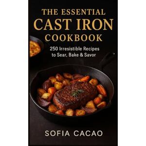 Cacao, Sofia The Essential Cast Iron Cookbook: 250 Irresistible Recipes to Sear, Bake & Savor (All-American Flavors by Sofia Cacao) Cacao, Sofia The Essential Cast Iron Cookbook: 250 Irresistible Recipes to Sear, Bake & Savor (All-American Flavors by Sofia Cacao)