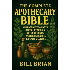 Brian, Bill The Complete Apothecary Bible: Your Definitive Guide to Herbal Remedies, Natural Cures, Wellness Recipes & Plant Medicine (Herbal Series) Brian, Bill The Complete Apothecary Bible: Your Definitive Guide to Herbal Remedies, Natural Cures, Wellness Recipes & Plant Medicine (Herbal Series)