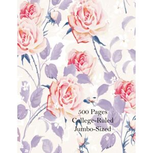 author, JK 500 pages college-ruled jumbo-sized notebook: Giant Notebook/Journal 500 pages(1000 sheets Cute Vintage Floral Garden Design For Professionals, Students, Artists, Writers and Teachers author, JK 500 pages college-ruled jumbo-sized notebook: Giant Notebook/Journal 500 pages(1000 sheets Cute Vintage Floral Garden Design For Professionals, Students, Artists, Writers and Teachers