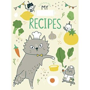 Aisiri, Yossaya MY RECIPES NOTEBOOK with Cat Theme (beige book cover): 8.5 x 11 inches BIG SIZE recipe book, cooking journal to write in (MY RECIPES BOOK with CUTE LITTLE CATS) Aisiri, Yossaya MY RECIPES NOTEBOOK with Cat Theme (beige book cover): 8.5 x 11 inches BIG SIZE recipe book, cooking journal to write in (MY RECIPES BOOK with CUTE LITTLE CATS)