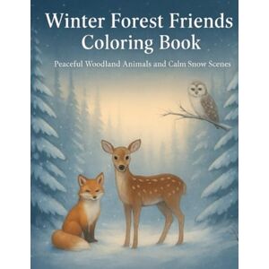 Brown, Ivory Winter Forest Friends Coloring Book: Peaceful Woodland Animals and Calm Snowy Scenes (Cozy Winter Coloring Collection) Brown, Ivory Winter Forest Friends Coloring Book: Peaceful Woodland Animals and Calm Snowy Scenes (Cozy Winter Coloring Collection)