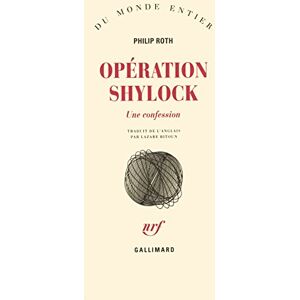 Les livres de Roth Opération Shylock: Une confession Les livres de Roth Opération Shylock: Une confession