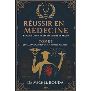 BOUDA, Michel Réussir en Médecine : Le Guide Complet des Stratégies de Major Tome 2 : Techniques Avancées et Excellence Clinique: De l'Externat à l'Excellence : ... 1 : LE GUIDE COMPLET DES STRATÉGIES DE MAJOR) BOUDA, Michel Réussir en Médecine : Le Guide Complet des Stratégies de Major Tome 2 : Techniques Avancées et Excellence Clinique: De l'Externat à l'Excellence : ... 1 : LE GUIDE COMPLET DES STRATÉGIES DE MAJOR)
