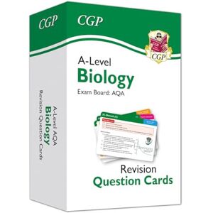 CGP Books A-Level Biology AQA Revision Question Cards: for the 2026 and 2027 exams (CGP AQA A-Level Biology) CGP Books A-Level Biology AQA Revision Question Cards: for the 2026 and 2027 exams (CGP AQA A-Level Biology)