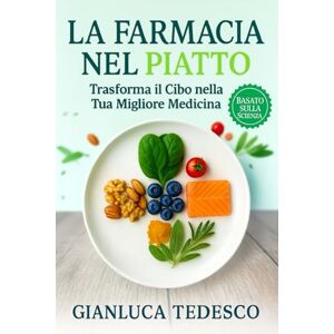 Tedesco, Gianluca LA FARMACIA NEL PIATTO: Come Trasformare il Cibo nella Tua Migliore Medicina. I Segreti dei Cibi che Guariscono Davvero Tedesco, Gianluca LA FARMACIA NEL PIATTO: Come Trasformare il Cibo nella Tua Migliore Medicina. I Segreti dei Cibi che Guariscono Davvero