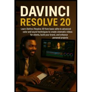 Brooks, Tahlia DAVINCI RESOLVE 20: Learn DaVinci Resolve 20 from basic edits to advanced color and sound techniques to create cinematic videos for clients, build your brand, and enhance personal projects. Brooks, Tahlia DAVINCI RESOLVE 20: Learn DaVinci Resolve 20 from basic edits to advanced color and sound techniques to create cinematic videos for clients, build your brand, and enhance personal projects.