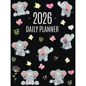 Press, Happy Oak Tree Baby Elephant Planner 2026: Cute Daily Organizer for 2026 (12 Months) Funny Jungle Animal Scheduler with Yellow Butterflies, Flowers & Pink Hearts Press, Happy Oak Tree Baby Elephant Planner 2026: Cute Daily Organizer for 2026 (12 Months) Funny Jungle Animal Scheduler with Yellow Butterflies, Flowers & Pink Hearts