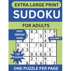 Daisy Tech Extra Large Print Sudoku For Adults: Easy to Hard Puzzles 20 Progressive Levels to Boost Memory, Focus and Keep Your Mind Active With Solutions Daisy Tech Extra Large Print Sudoku For Adults: Easy to Hard Puzzles 20 Progressive Levels to Boost Memory, Focus and Keep Your Mind Active With Solutions