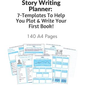 Phoenix Story Writing Planner: 7-Templates To Help You Plot & Write Your First Book!: 140-Page Novel Writing Prompts Book Planner For Writer's Block Phoenix Story Writing Planner: 7-Templates To Help You Plot & Write Your First Book!: 140-Page Novel Writing Prompts Book Planner For Writer's Block