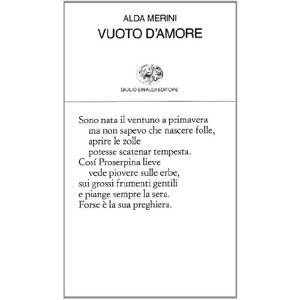 Merini, Alda Vuoto d'amore Merini, Alda Vuoto d'amore