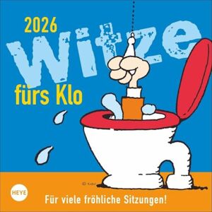 Witze fürs Klo Kalender 2026: Humorvoller Wandkalender mit 53 Seiten voller Witze und Sprüche für die Toilette. Lustiger Kalender zum Aufhängen und Aufstellen. 18x18 cm. Quadratisch. Witze fürs Klo Kalender 2026: Humorvoller Wandkalender mit 53 Seiten voller Witze und Sprüche für die Toilette. Lustiger Kalender zum Aufhängen und Aufstellen. 18x18 cm. Quadratisch.