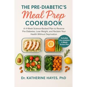 Hayes. PhD, Dr. Katherine The Pre-Diabetic's Meal Prep Cookbook: A 4-Week Science-Backed Plan to Reverse Pre-Diabetes, Lose Weight, and Reclaim Your Health Without Deprivation Hayes. PhD, Dr. Katherine The Pre-Diabetic's Meal Prep Cookbook: A 4-Week Science-Backed Plan to Reverse Pre-Diabetes, Lose Weight, and Reclaim Your Health Without Deprivation