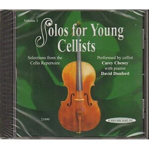 Cheney, Carey Solos for Young Cellists, Vol 3: Selections from the Cello Repertoire (CD) Cheney, Carey Solos for Young Cellists, Vol 3: Selections from the Cello Repertoire (CD)