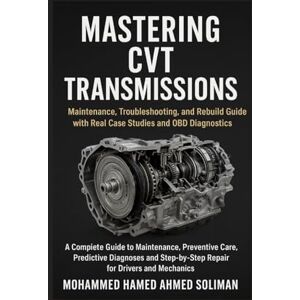 Ahmed Mastering CVT Transmission: Maintenance, Troubleshooting, and Rebuild Guide with Real Case Studies and OBD Diagnostics: 4 (Future of Automotive Engineering Series) Ahmed Mastering CVT Transmission: Maintenance, Troubleshooting, and Rebuild Guide with Real Case Studies and OBD Diagnostics: 4 (Future of Automotive Engineering Series)