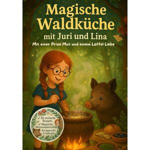 Hoff, Natascha Magische Waldküche mit Juri & Lina – Mit einer Prise Mut und einem Löffel Liebe: Ein fantasievolles Kinderkochbuch mit 40 Rezepten, Geschichten und ... mit Kindern ab 2 Jahren (Juri und Lina) Hoff, Natascha Magische Waldküche mit Juri & Lina – Mit einer Prise Mut und einem Löffel Liebe: Ein fantasievolles Kinderkochbuch mit 40 Rezepten, Geschichten und ... mit Kindern ab 2 Jahren (Juri und Lina)