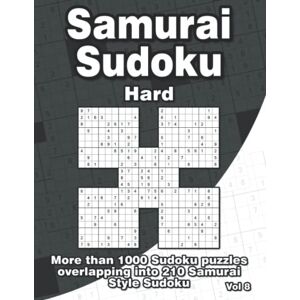 Books & Publishing, Flatline Samurai Style Sudoku Puzzle Book with 210 Hard Puzzles for Adults: Difficult Samurai Sudoku Puzzles with 1000 9x9 Sudoku for Professionals Books & Publishing, Flatline Samurai Style Sudoku Puzzle Book with 210 Hard Puzzles for Adults: Difficult Samurai Sudoku Puzzles with 1000 9x9 Sudoku for Professionals