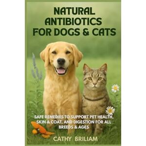 Briliam, Cathy Natural Antibiotics For Dogs And Cats : Treat Infections, UTIs, Allergies, and Skin Conditions: Safe Remedies to Support Pet Health, Skin & Coat, and Digestion for All Breeds & Ages Briliam, Cathy Natural Antibiotics For Dogs And Cats : Treat Infections, UTIs, Allergies, and Skin Conditions: Safe Remedies to Support Pet Health, Skin & Coat, and Digestion for All Breeds & Ages