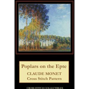 Poplars on the Epte: Claude Monet Cross Stitch Pattern Poplars on the Epte: Claude Monet Cross Stitch Pattern