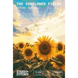 Stitches, Sticks and The Sunflower Fields Cross stitch pattern book Nature series Flower cross stitch Botanical embroidery Stitches, Sticks and The Sunflower Fields Cross stitch pattern book Nature series Flower cross stitch Botanical embroidery